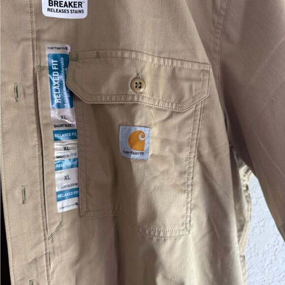 Carhartt Men's Khaki Ridgefield Short Relaxed Size XL NWT - Picture 2 of 7